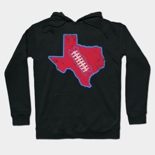 Texas Football, Retro - Light Blue Hoodie